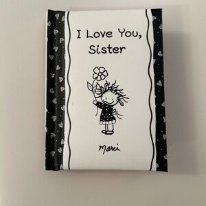 NEW Blue Mountain Arts Mini Book (I Love You, Sister) Keepsake Gift Hardcover